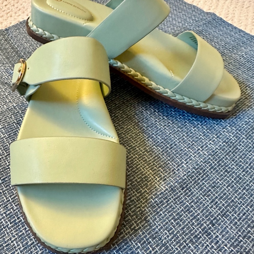 Mint Green Women's Sandals - Picture 6 of 8